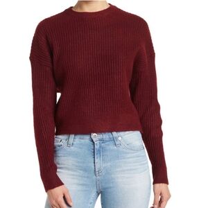 Elodie Crew Neck Rib Knit Sweater XSmall